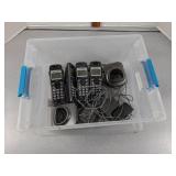 Panasonic KX-TGA931T DECT 6.0 cordless handsets.