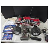 Traxxas REVO 3.3 RC truck 4x4 nitro. Has had many