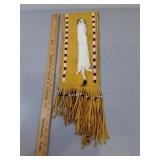 Glass Beaded Buck Skin Medicine Bag