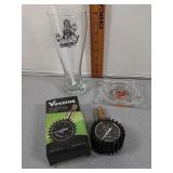 Gas Monkey glass, USS Bowfin ashtray & Vondior