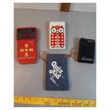 Handheld games +: electric basketball,  Quiz Kid