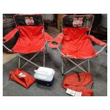 Nebraska bag chairs & 6 pak cooler