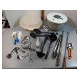 Kitchen items: Pampered Chef , salad spinner &