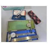 Calipers, micrometer, RPM gauge