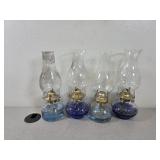 4 oil lamps