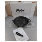 Parini 10.25"  grill skillet  cast iron.