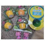 Solar dancers flowers, light up skip ball toy