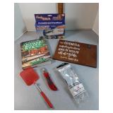 Handheld sewing machine, utility knife, how to