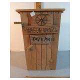 Wagon Wheel Tavern shot glasses outhouse