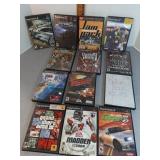 Playstation 2 games: Madden, Guitar Hero, Carbon