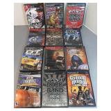 Playstation 2 games: Rock band, DT Racer, MVP bb+
