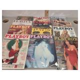 Playboy 1982 12 magazine year set