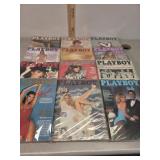 1979 playboy 12 magazine set
