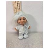 Russ troll doll 18325 boy in blue pajamas blue