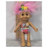 8" Russ troll doll Hawaiian dress style