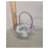 Fenton 1144DX Basket violet and green