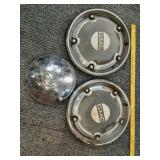 2- vtg GMC wheel cover & VW hubcap