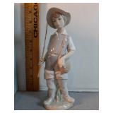 Lladro 4809 Boy going fishing 1972 original