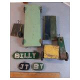 Parts of vtg wooden toys
