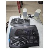 Computer keyboards &  speakers all worked