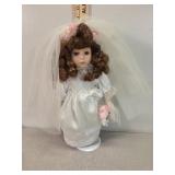 17" porcelain bride doll Directors Choice