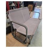 Outdoor glider love seat size 45qq" wide