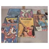 7, 1970s playboy magazines