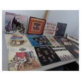 Record albums: Peter Frampton, Dr Hook, CCR, John