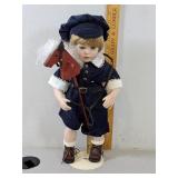 18" Vintage Kingstate Porcelain Doll, 0507 of