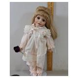 18" Vintage Doll- Heather 1992 Porcelain Doll