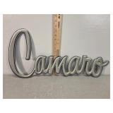 Camaro metal sign