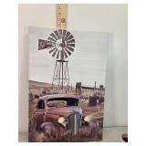 >Light up, picture, western, rustic