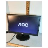 AOC lcd monitor 18.5" works