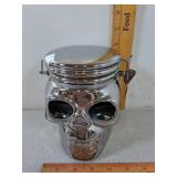 Ceramic Skull Jar