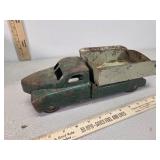 Buddy L stamped steel dumptruck toy, rubber