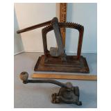 CE Potter Sapulpa OK nutcracker. Coffee grinder