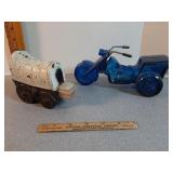 Avon Road Runner & Covered wagon 1970s