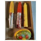 Rocket pencil holders & other