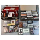 Cassette tapes: Cher, Footloose,  Billy Joel,