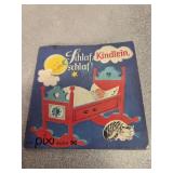 German lullaby book "Schlaf, Schlaf Kindlein"