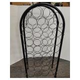Metal wine rack 36" x 16.5" x 7.5"