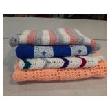 Small crochet blankets/ throws
