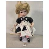 13" Becky 1993 porcelain doll Bets Van Boxel