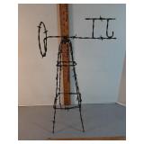 folk art windmill 20" tall