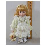 12" Vintage Porcelain Doll Classic
