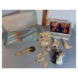 Vtg wedding items