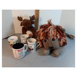Vtg. Stuffed Lion and other