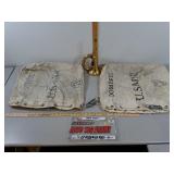 Canvas Mail Bags, License Plate Frame, Horn?
