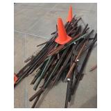 T post pile approximately 60