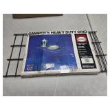 Campers heavy duty steel cooking grid unused.